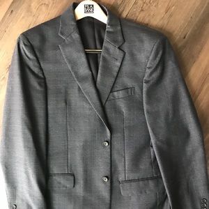 Jos A Bank navy/dark grey patterned blazer